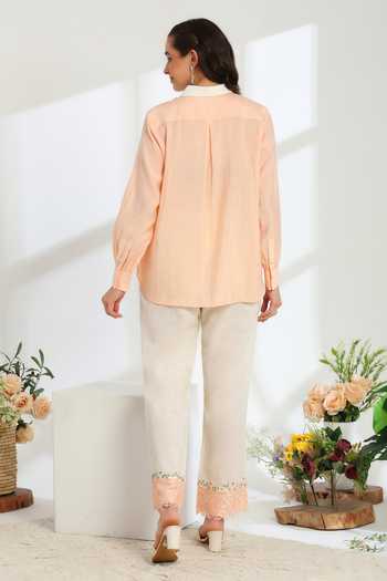 DAREISS Florea Hand Embroidered Shirt & Pant Set 
