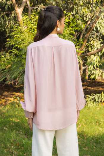 DAREISS Iris Floral Embroidered Shirt 