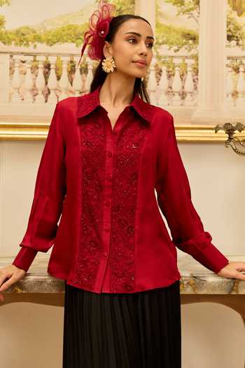 DAREISS Amule Hand Embellished Shirt 