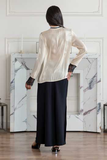 DAREISS Lace Embellished Shirt 