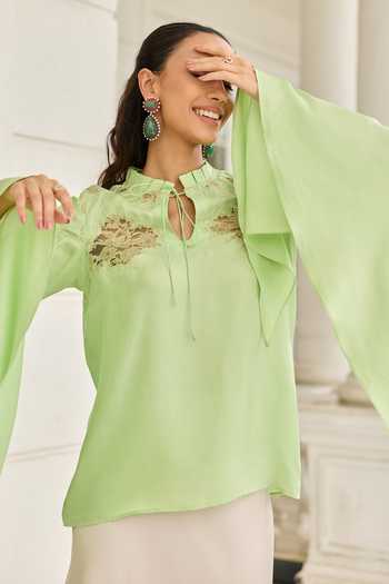 DAREISS Reverie Twill Silk Top 