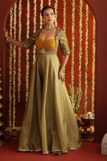 Aaroh By Dolly Sunehri Saanjh Jumpsuit 