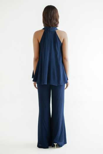 Forty Four Hand Embellished Top & Pant Set 
