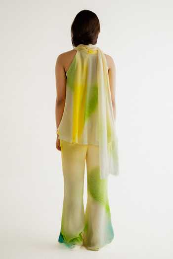 Forty Four Gradient Pattern Top Pant Set 