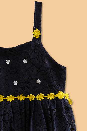Shop Byb Premium Navy Lace Embroidered Dress Online at Aza Fashions Shop_Byb Premium_Navy Lace Embroidered Dress _Online_at_Aza_Fashions