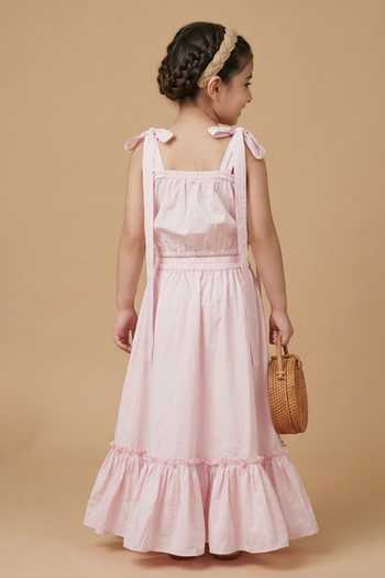 Byb Premium Tie-Up Top & Skirt Set