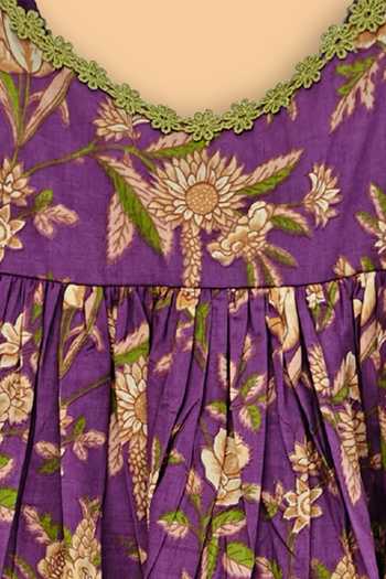 Buy Byb Premium Purple Cotton Floral Print Kurta And Sharara Set Online at Aza Fashions Buy_Byb Premium_Purple Cotton Floral Print Kurta And Sharara Set _Online_at_Aza_Fashions