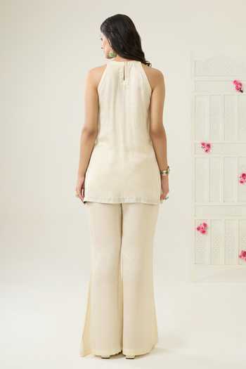 BAHAARA BY DIVYA NARULA Siya Embellished Kurta & Palazzo Set 