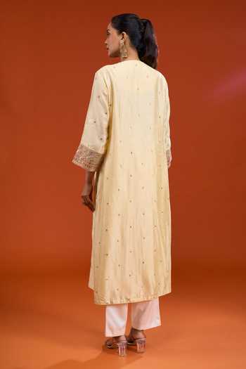 Label Niti Bothra Embroidered Silk Kurta