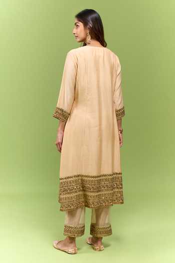 Naaz By Noor Embroidered Cotton Kurta Set