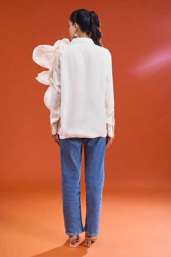 Varsha Wadhwa 3D Structured Ruffle Shirt 