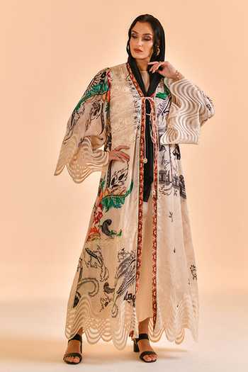 Bhanuni By Jyoti Astra Print Abaya 