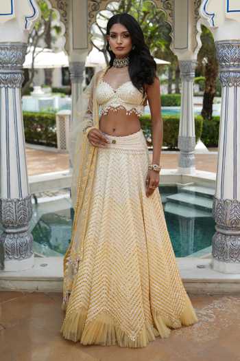 Archana Kochhar Ainna Embroidered Lehenga Set