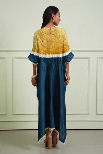 Twenty Nine Shibori Tissue Chanderi Kaftan