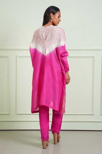 Twenty Nine Shibori Tissue Chanderi Kurta