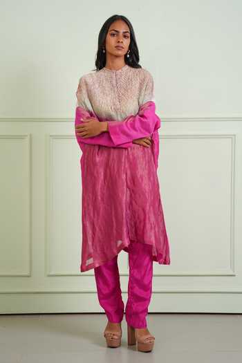 Twenty Nine Chanderi Straight Pant
