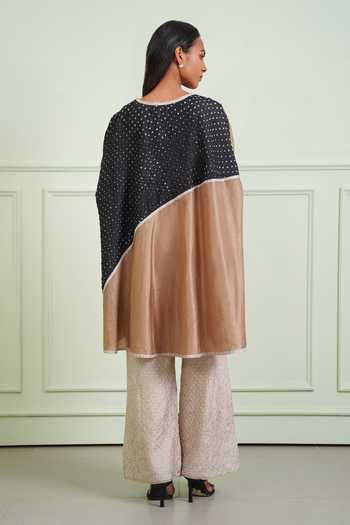 Twenty Nine Crushed Bandhani Asymmetric Top 
