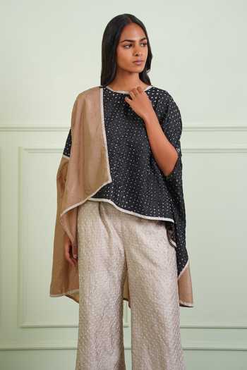 Twenty Nine Crushed Bandhani Asymmetric Top 