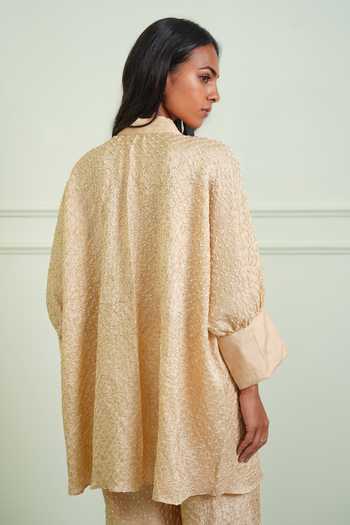 Twenty Nine Bow Tie Textured Bandhani Shirt