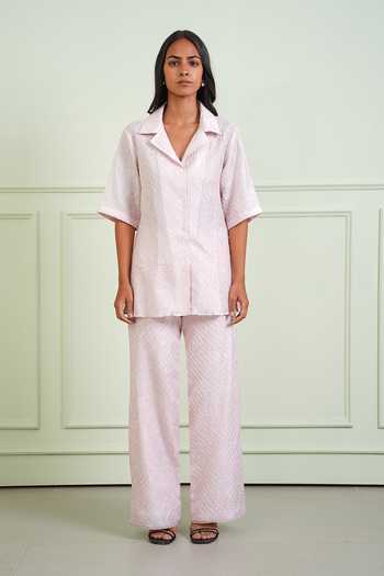 Buy Twenty Nine Pink Silk Crush Bandhani Pant Online at Aza Fashions Buy_Twenty Nine_Pink Silk Crush Bandhani Pant _Online_at_Aza_Fashions