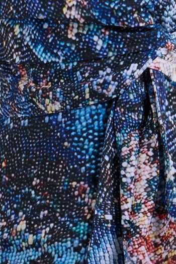 Shop SOBARIKO Multi Color Linen Bandeau Neck Mosaic Print Strapless Top And Pant Set Online at Aza Fashions Shop_SOBARIKO_Multi Color Linen Bandeau Neck Mosaic Print Strapless Top And Pant Set _Online_at_Aza_Fashions