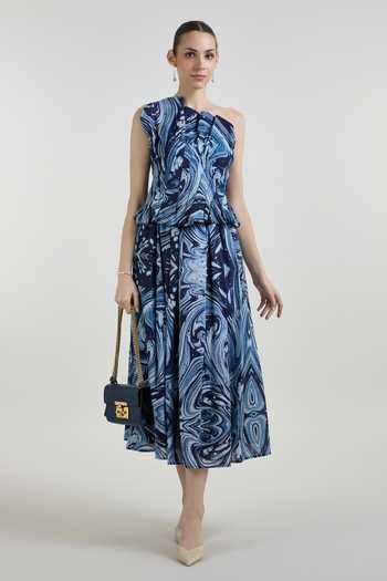 SOBARIKO Marbela Print Top & Fanfare Skirt Set