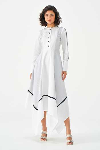 NOTEBOOK Katherine Handkerchief Hem Cotton Dress 