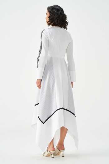 NOTEBOOK Katherine Handkerchief Hem Cotton Dress 