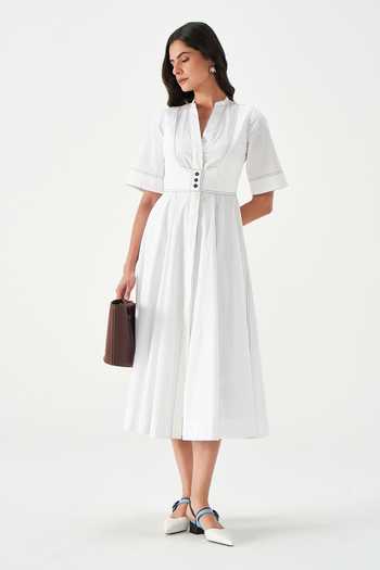 NOTEBOOK Elisa Cotton Midi Dress 
