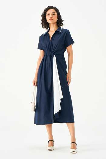 NOTEBOOK Clementine Draped Dress