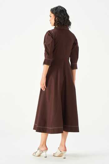 NOTEBOOK Diane Cotton Midi Dress  