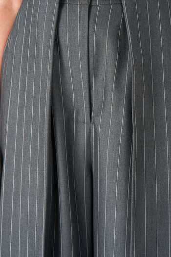 Buy_NOTEBOOK_Grey Rayon Peyton Fluid Draped Pant _Online_at_Aza_Fashions