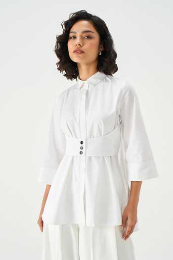 NOTEBOOK Matilda Cotton Tunic Shirt  