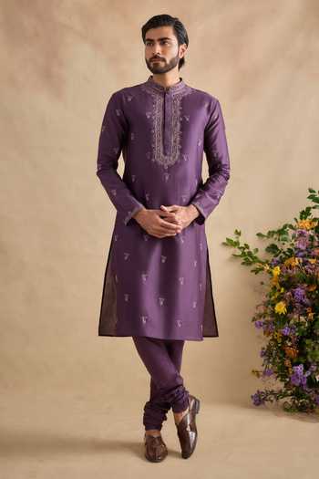 Kalista Aarsh Embroidered Kurta & Churidar Set 