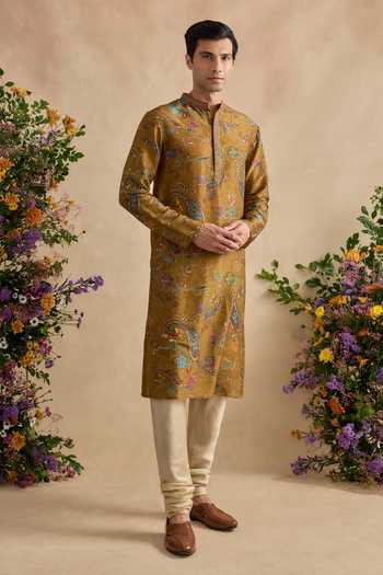 Kalista Aadhyan Print Kurta & Churidar Set 