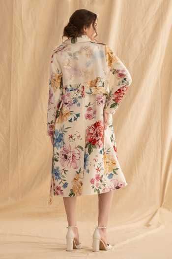Dried Flowers 3D Embroidered Jacket 