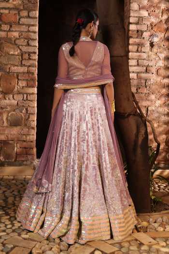 Devkalii Sequin Work Lehenga Set 