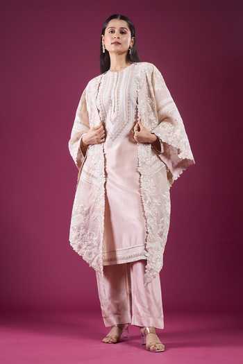 Anamika Khanna Embroidered Cape Kurta Set