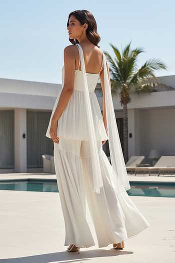 Buy_Basanti Kapde aur Koffee_Off White Georgette Celestia Embroidered Kurta Sharara Set _Online_at_Aza_Fashions