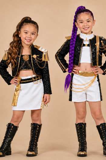 Buy_Toplove_Black Crepe K-pop Mira Inspired Skorts Set 