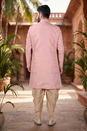 Jhambthreads Silk Thread Work Kurta Set