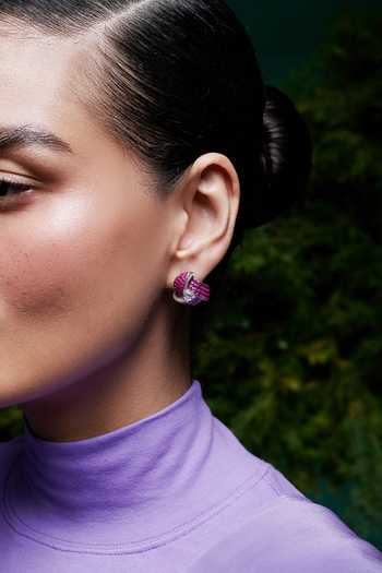Miss Jo Enchanted Triad Blossom Stud Earrings 