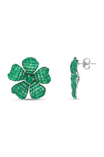 Miss Jo Floral Fantasia Stud Earrings 