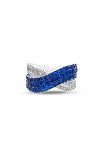 Miss Jo Foliage Twist Cocktail Ring 