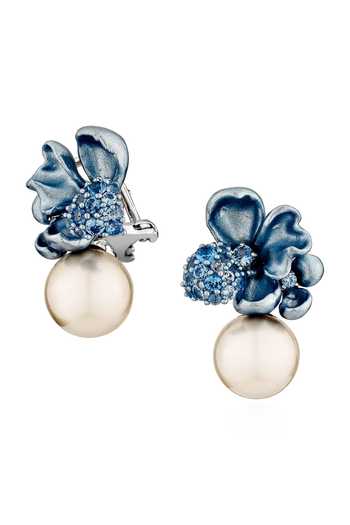 Miss Jo Floral Bloom Stud Earrings 