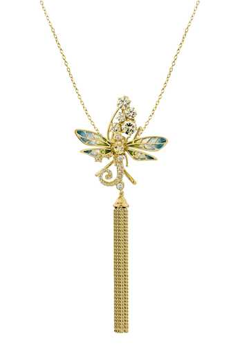 Miss Jo Gossamer Wing Pendant Necklace 