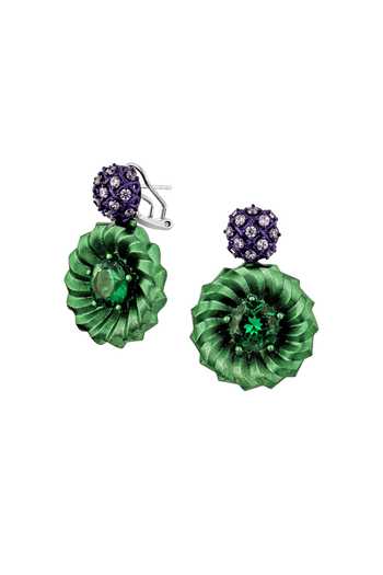 Miss Jo Gilded Twist Drop Earrings 