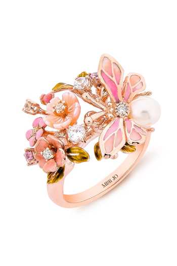 Miss Jo Wildflower Serenade Bloom Cocktail Ring 
