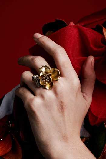 Miss Jo Opulent Magnolia Cocktail Ring 