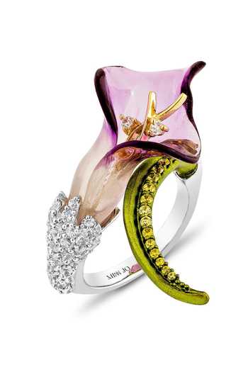 Miss Jo Twilight Lily Cocktail Ring 